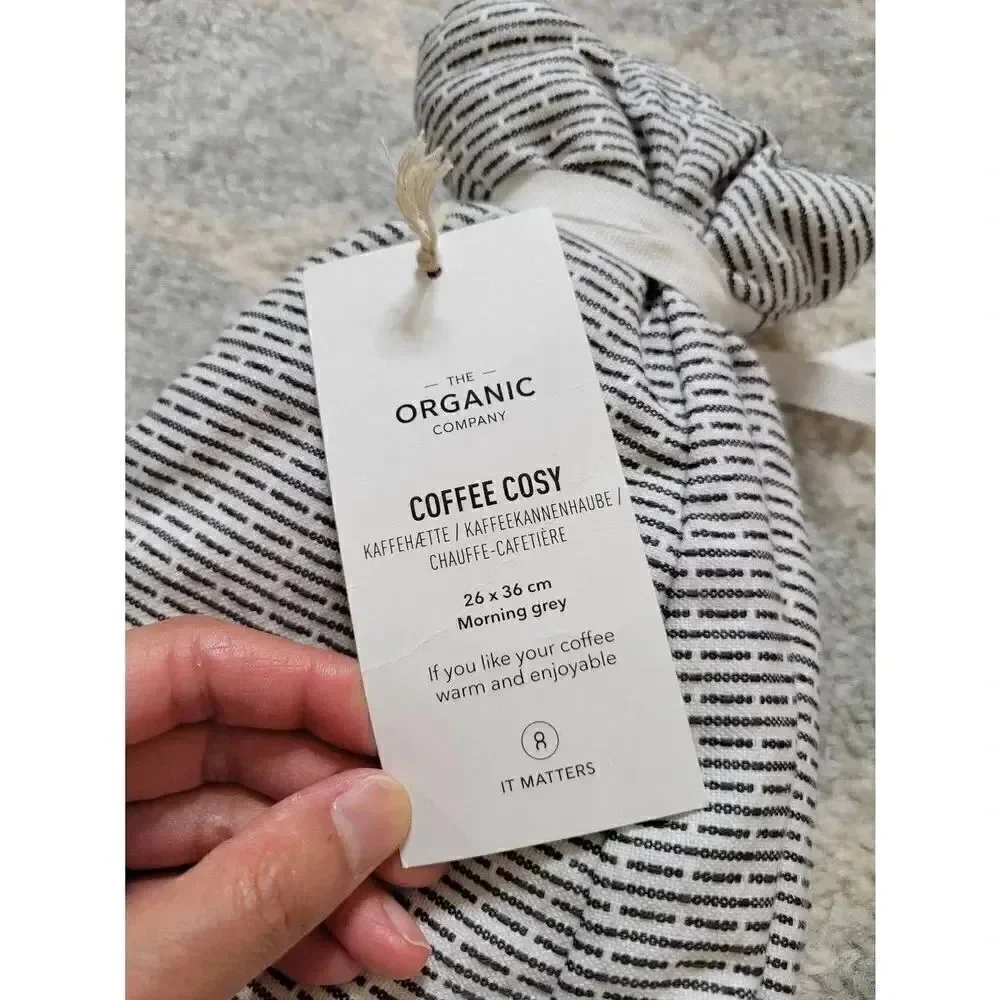 The organic company Coffee Cozy Morning Grey, One size $58 NWT